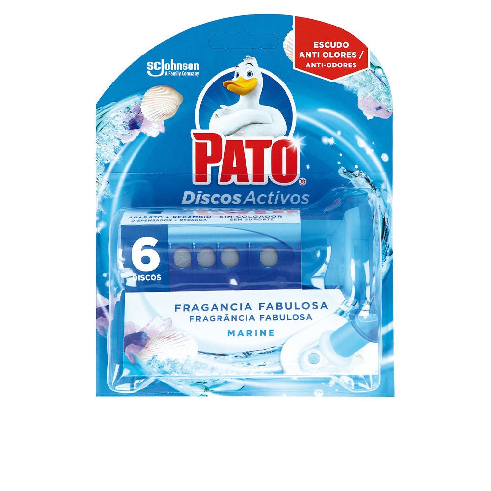 PATO WC ACTIVE DISCS device + 6 refills #marine freshness