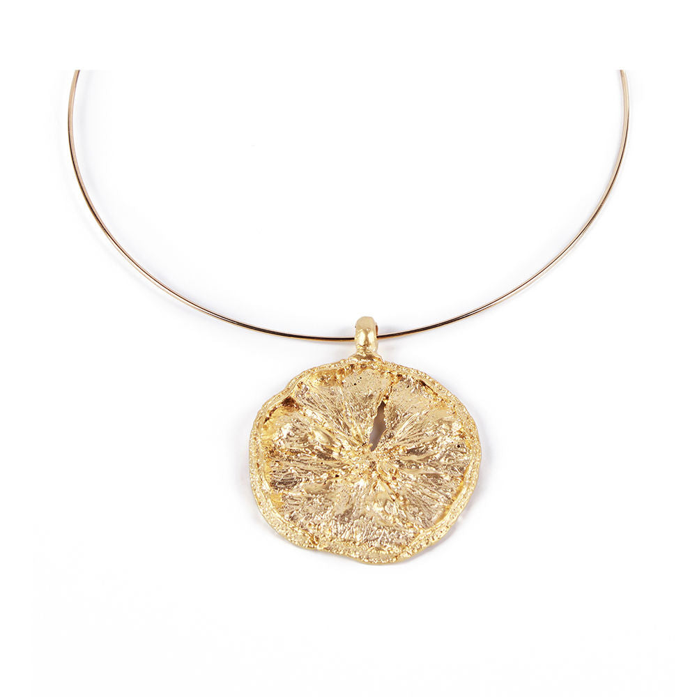 LIMA rigid necklace #shiny gold 1 u