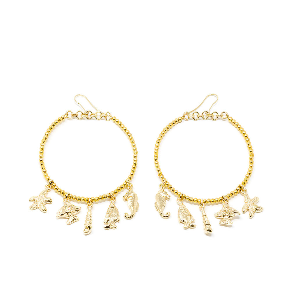 FORMENTOR earrings #shiny gold 1 u