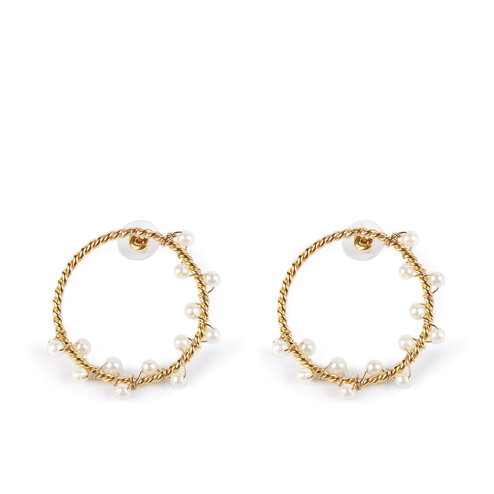 SHIMA earrings #bright gold 1 u