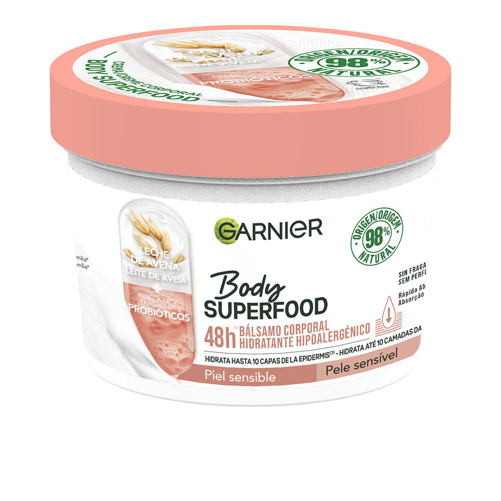 BODY SUPERFOOD hypoallergenic moisturizing body balm 380 ml