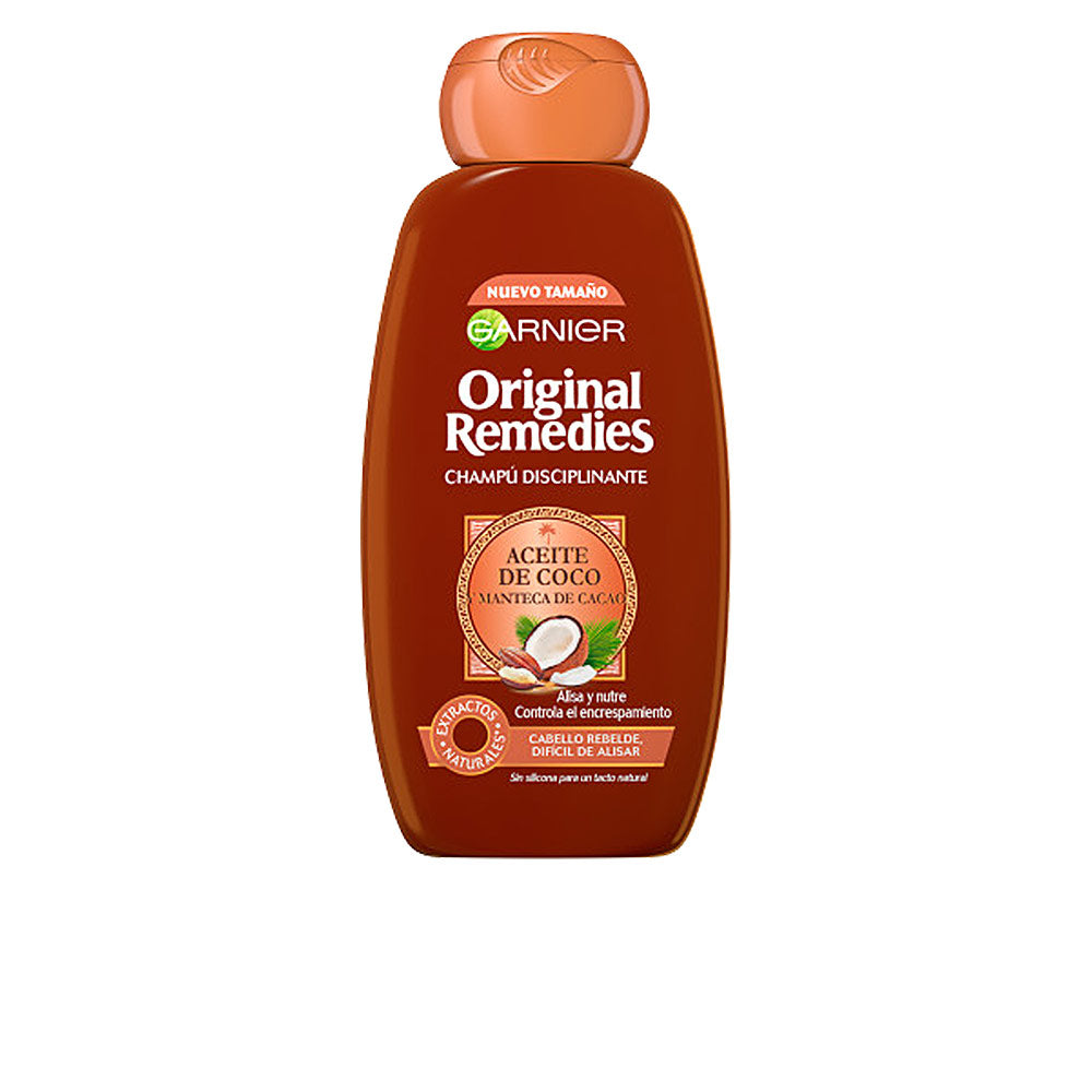 ORIGINAL REMEDIES champú aceite coco y cacao 300 ml