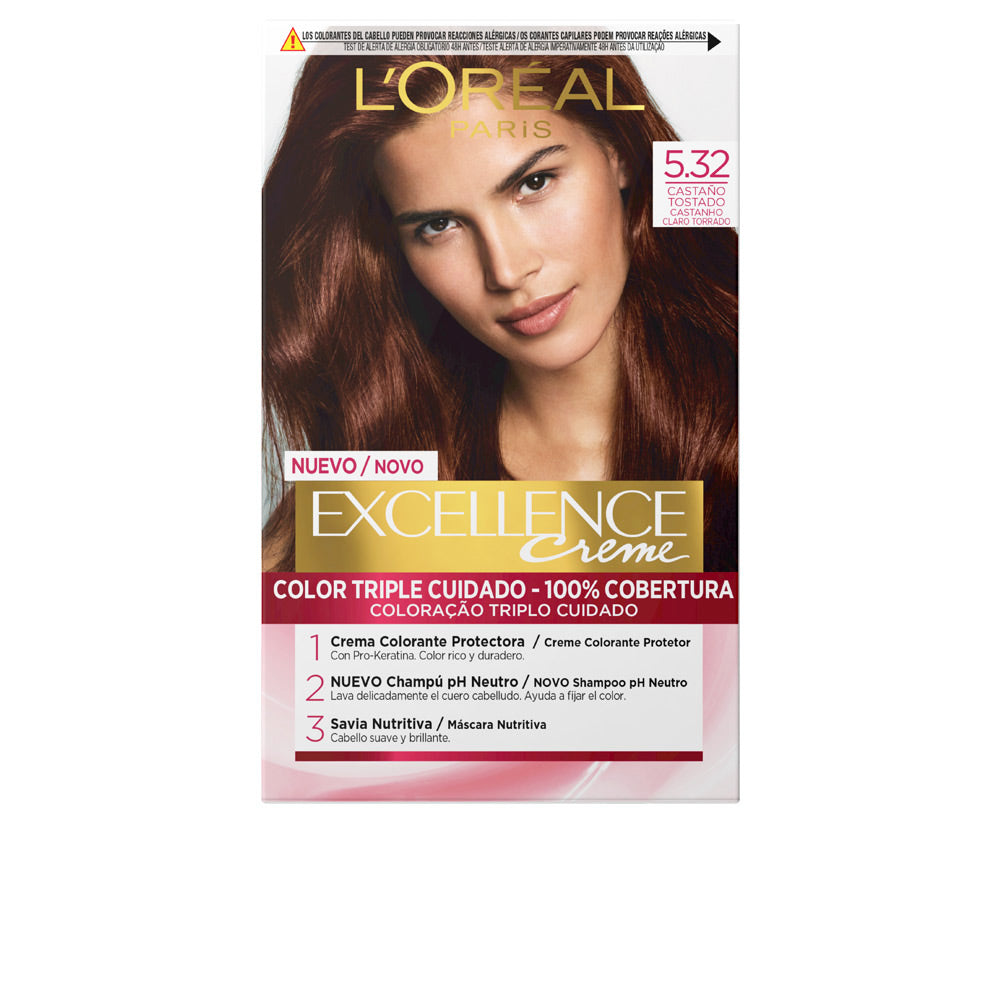 EXCELLENCE Creme tinte #5.32-castaño tostado