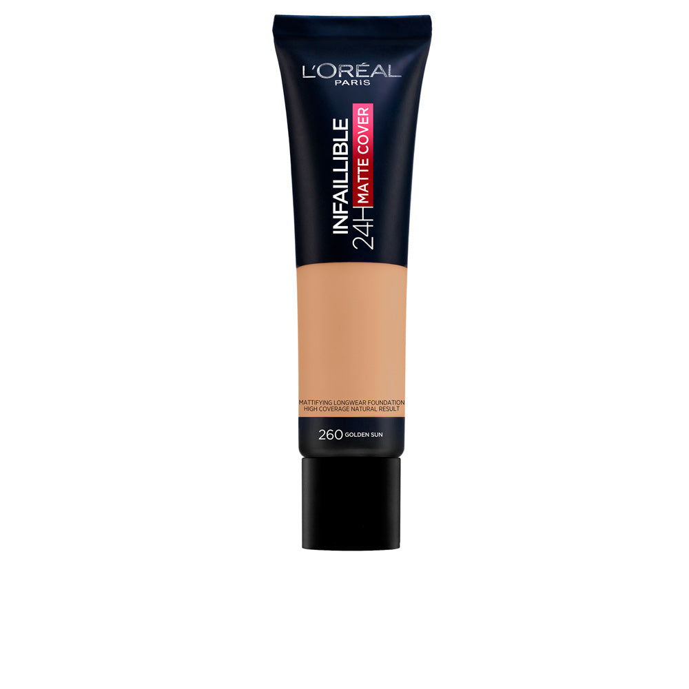 INFAILLIBLE 24H matte cover foundation #260-golden sun