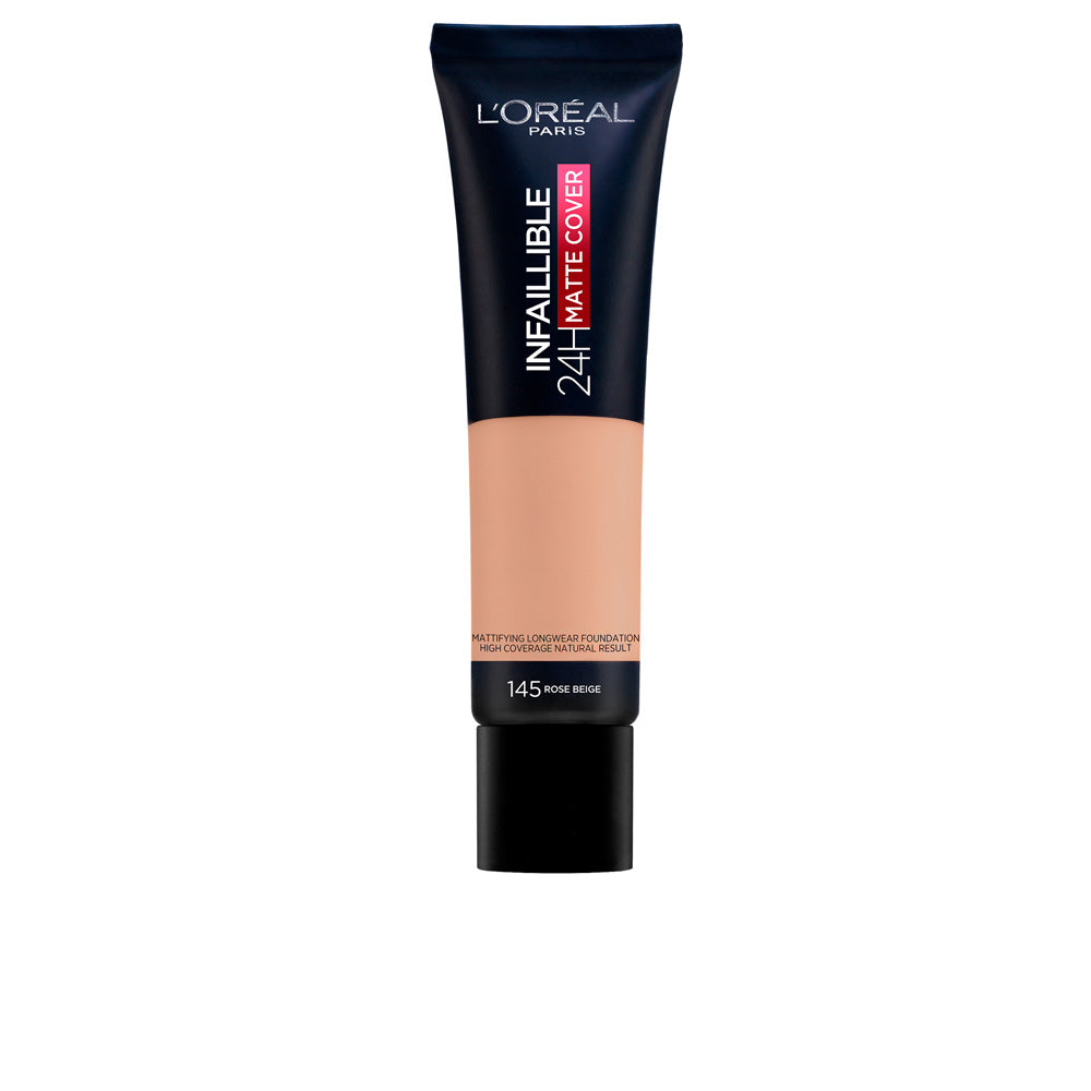 INFAILLIBLE 24H matte cover foundation #145-rose beige