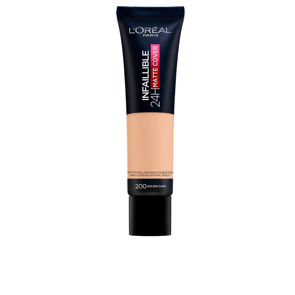 INFAILLIBLE 24H matte cover foundation #200-golden sand