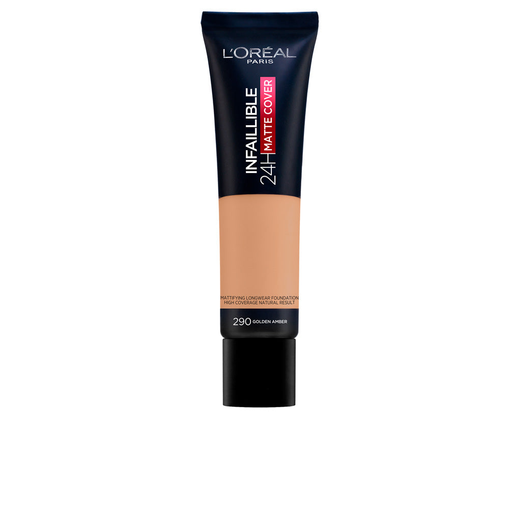 INFAILLIBLE 24H matte cover foundation #290-golden amber