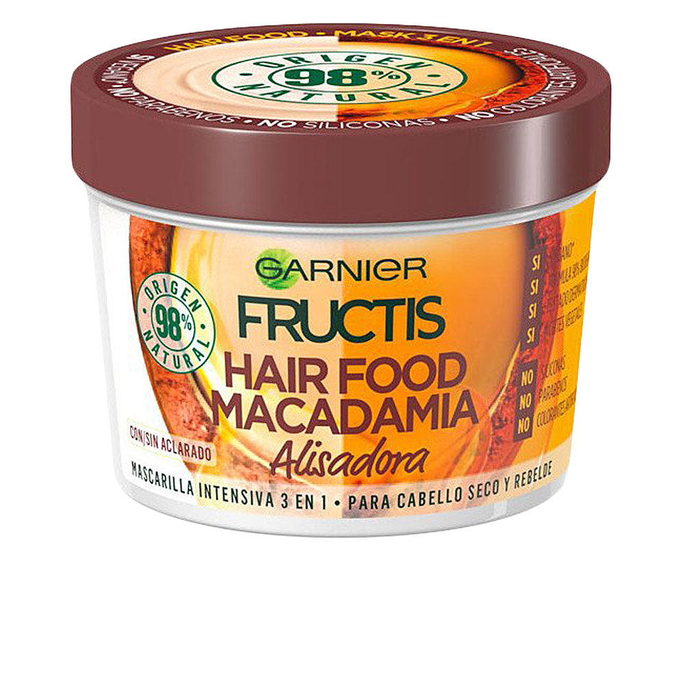 FRUCTIS HAIR FOOD macadamia mask alisadora 390 ml