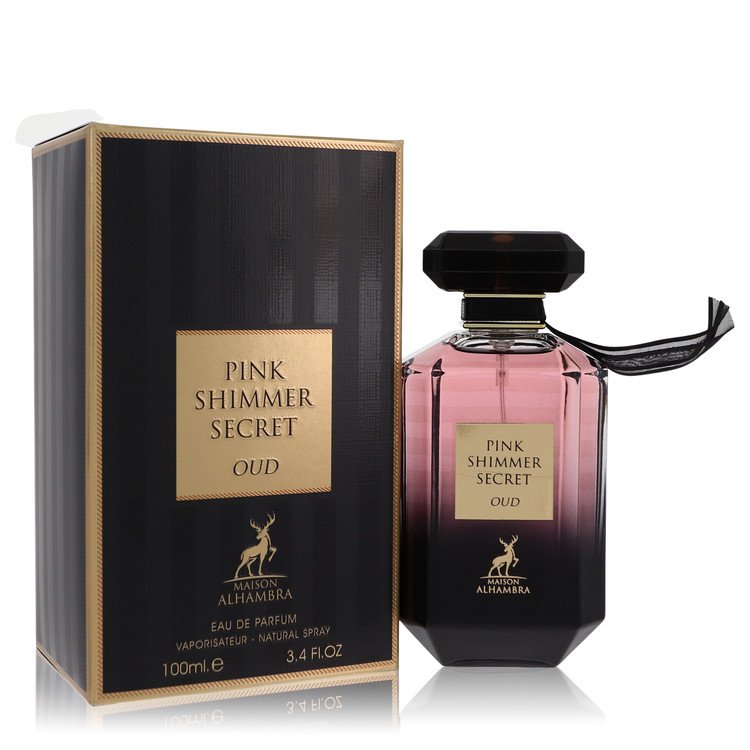 Pink Shimmer Secret Oud Eau De Parfum Spray (Unisex) By Maison Alhambra