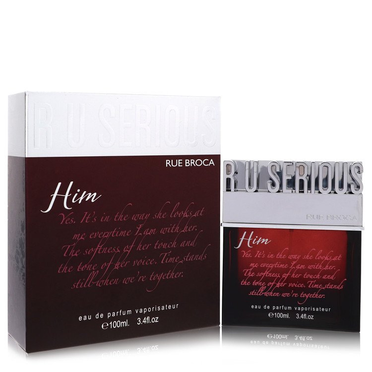 R U Serious Him Eau De Parfum Spray By Rue Broca