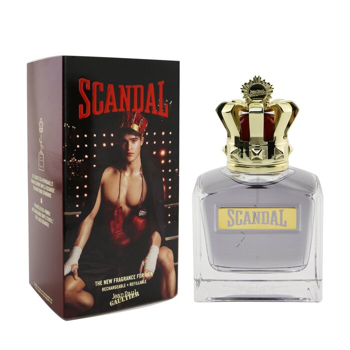 Scandal Pour Homme Eau De Toilette Refillable Spray - 100ml/3.4oz