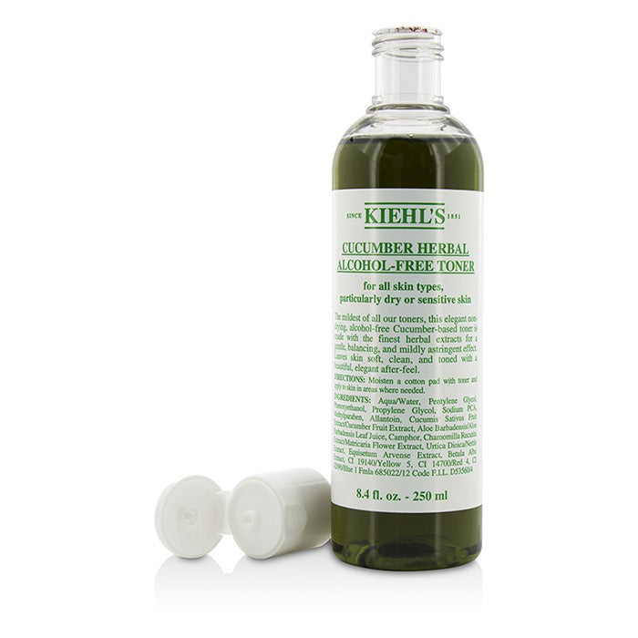 Cucumber Herbal Alcohol-free Toner - For Dry Or Sensitive Skin Types - 250ml/8.4oz