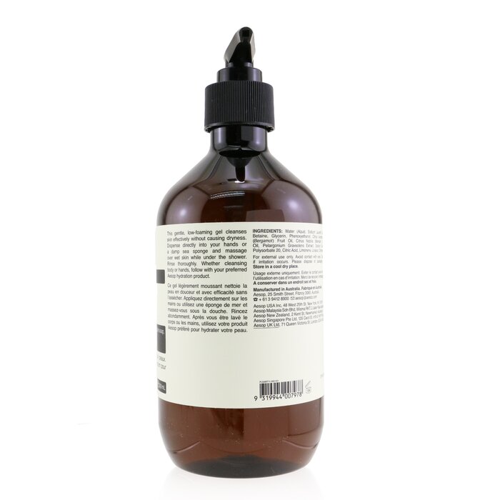 Geranium Leaf Body Cleanser - 500ml/17.99oz