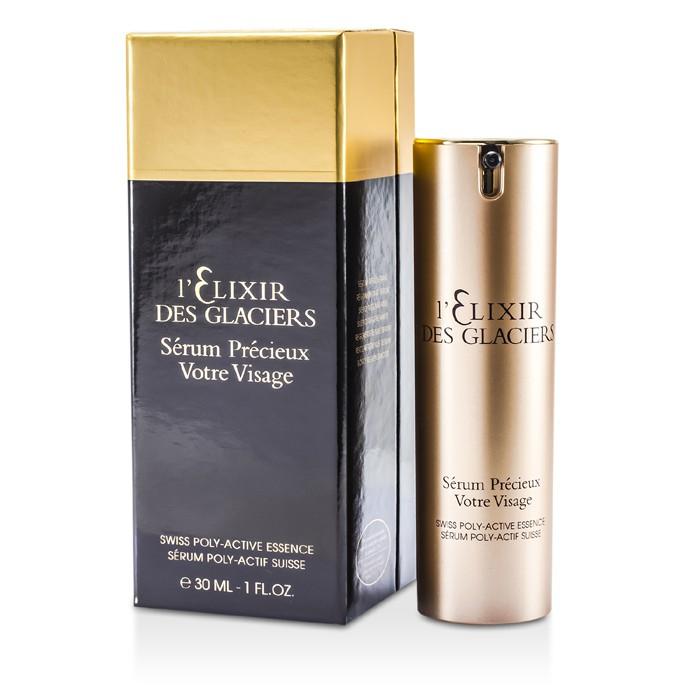 Elixir Des Glaciers Serum Precieux Votre Visage - Swiss Poly-active Essence (packaging Random Pick) - 30ml/1oz