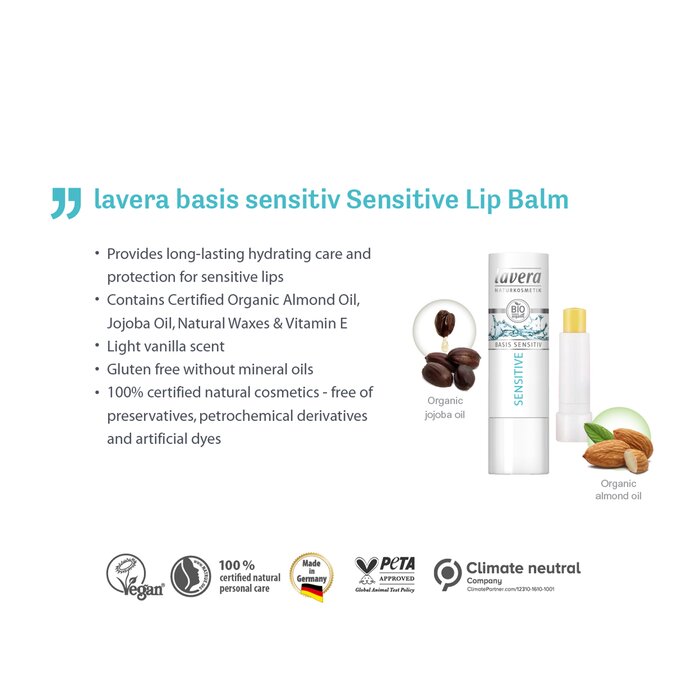 Basis Sensitiv Lip Balm - 4.5g/0.15oz