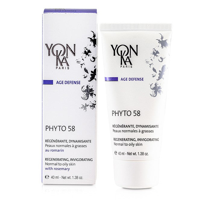 Age Defense Phyto 58 Creme With Rosemary - Revitalizing, Invigorating (normal To Oily Skin) - 40ml/1.38oz