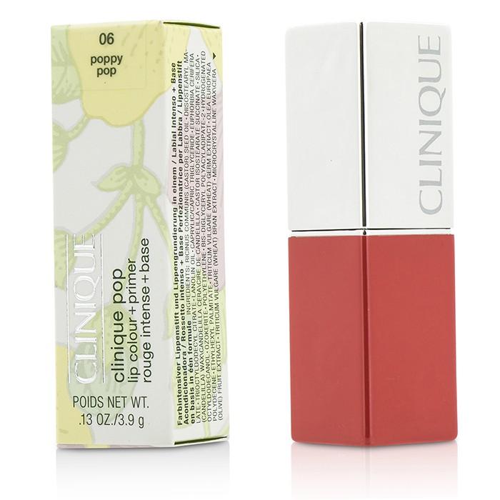 Clinique Pop Lip Colour + Primer - # 06 Poppy Pop - 3.9g/0.13oz