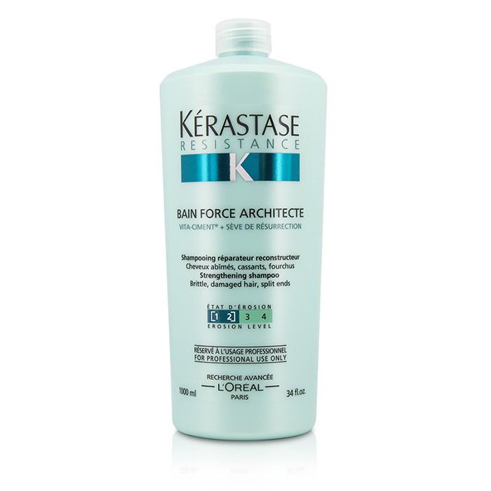 Resistance Bain Force Architecte Strengthening Shampoo (for Brittle, Damaged Hair, Split Ends) - 1000ml/34oz