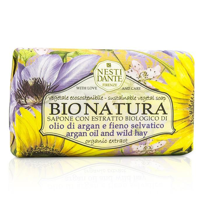 Bio Natura Sustainable Vegetal Soap - Argan Oil & Wild Hay - 250g/8.8oz