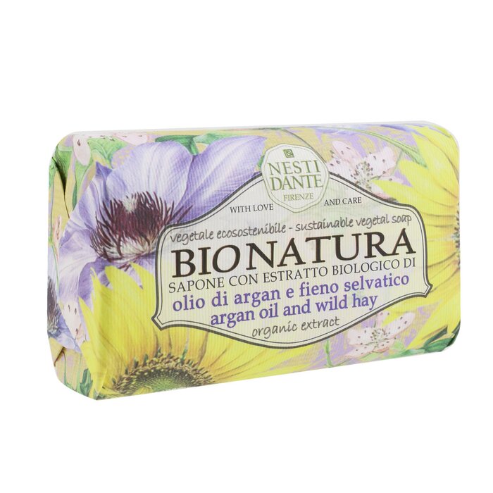 Bio Natura Sustainable Vegetal Soap - Argan Oil & Wild Hay - 250g/8.8oz