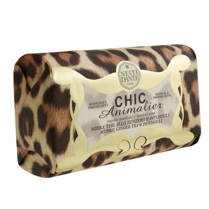 Chic Animalier Natural Soap - Myrrh, Ginger Tea & Patchouli - 250g/8.8oz