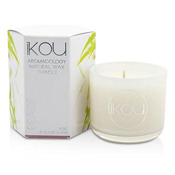 Eco-luxury Aromacology Natural Wax Candle Glass - Peace (rose & Ylang Ylang) - 85g