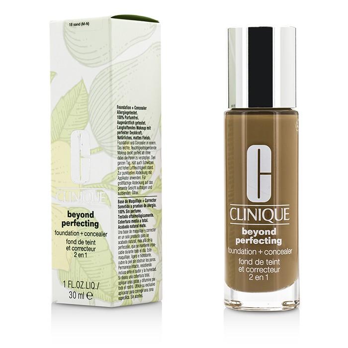 Beyond Perfecting Foundation & Concealer - # 18 Sand (m-n) - 30ml/1oz