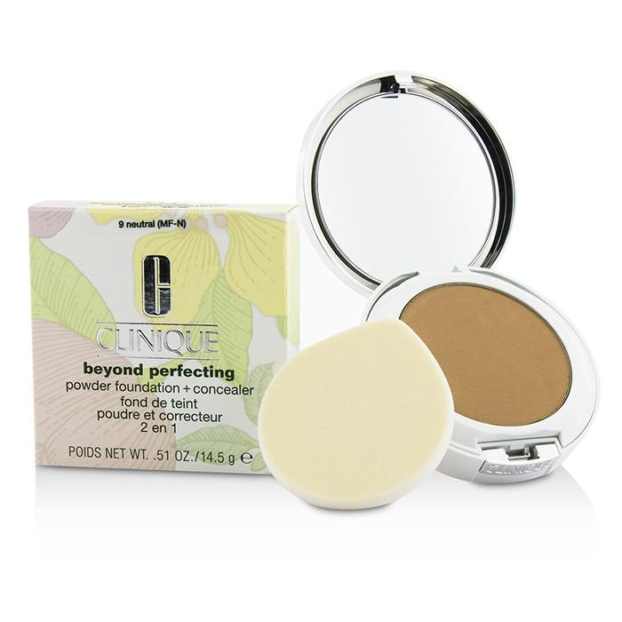 Beyond Perfecting Powder Foundation + Corrector - # 09 Neutral (mf-n) - 14.5g/0.51oz