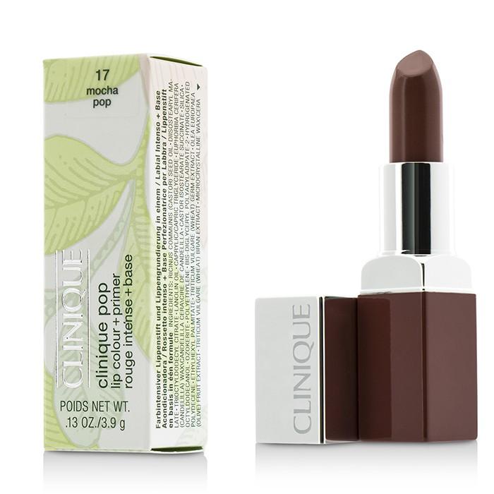 Clinique Pop Lip Colour + Primer - # 17 Mocha Pop - 3.9g/0.13oz