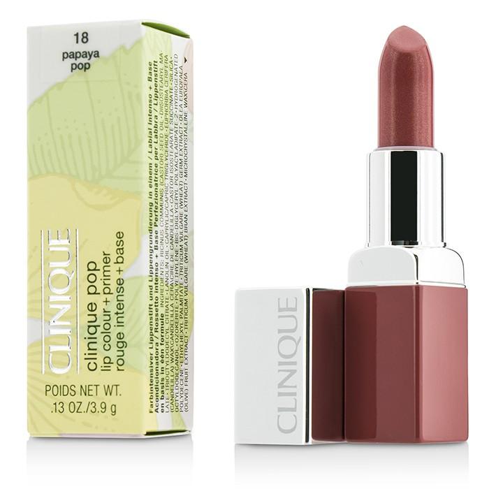 Clinique Pop Lip Colour + Primer - # 18 Papaya Pop - 3.9g/0.13oz