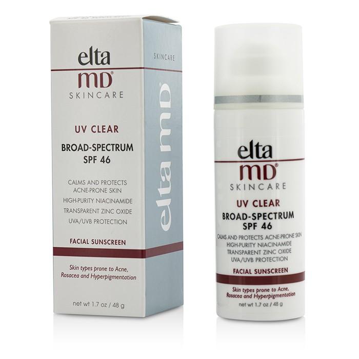 Uv Clear Facial Sunscreen Spf 46 - For Skin Types Prone To Acne, Rosacea & Hyperpigmentation - 48g/1.7oz