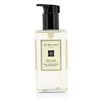 Wood Sage & Sea Salt Body & Hand Wash (with Pump) - 250ml/8.5oz