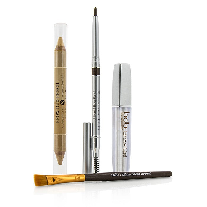 Best Sellers Kit: 1x Universal Brow Pencil 0.27g/0.009oz, 1x Brow Duo Pencil 2.98g/0.1oz, 1x Smudge Brush, 1x Brow Gel 3ml/0.1oz - 4pcs