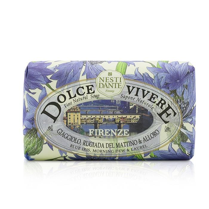 Dolce Vivere Fine Natural Soap - Firenze - Blue Iris, Morning Dew & Laurel - 250g/8.8oz