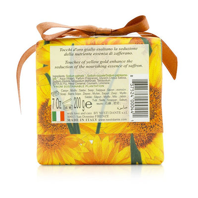 Gli Officinali Soap - Sunflower & Zafferano - Nourishing & Moisturizing - 200g/7oz