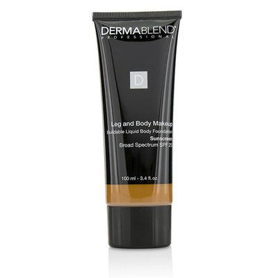 Leg And Body Make Up Buildable Liquid Body Foundation Sunscreen Broad Spectrum Spf 25 - #deep Golden 70w - 100ml/3.4oz