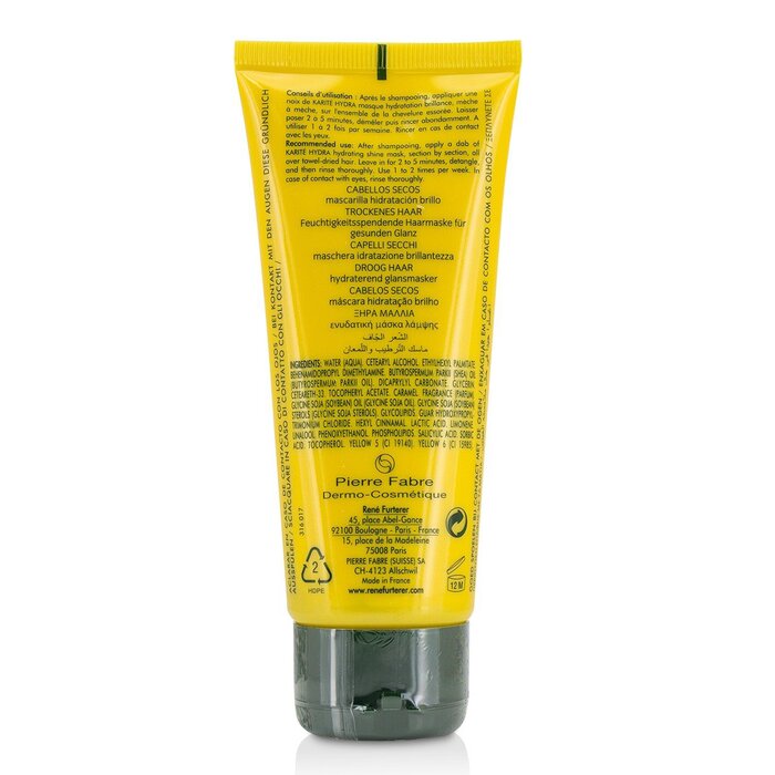 Karite Hydra Hydrating Ritual Hydrating Shine Mask (dry Hair) - 100ml/3.4oz