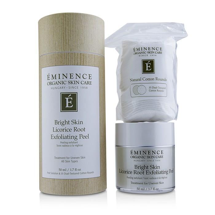 Bright Skin Licorice Root Exfoliating Peel (with 35 Dual-textured Cotton Rounds) - 50ml/1.7oz