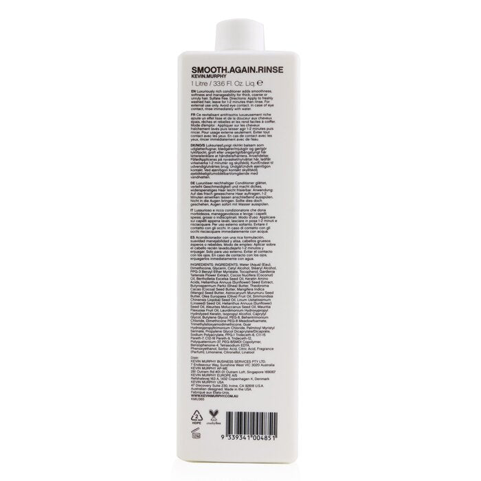 Smooth.again.rinse (smoothing Conditioner - For Thick, Coarse Hair) - 1000ml/33.8oz