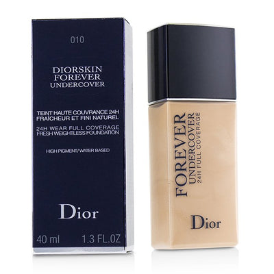 Diorskin Forever Undercover 24h Wear Full Coverage Water Based Foundation - # 010 Ivory - 40ml/1.3oz