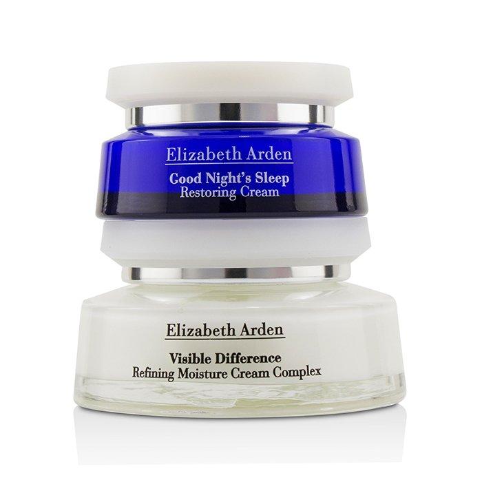 Visible Difference Day & Night Duo: Refining Moisture Cream Complex 100ml/3.4oz+good Night's Sleep Restoring Cream 50ml/1.7oz - 2pcs