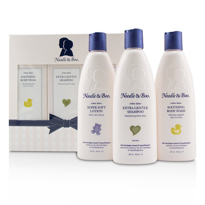 Starter Gift Set: Extra Gentle Shampoo 237ml/8oz + Soothing Body Wash 237ml/8oz + Super Soft Lotion 237ml/8oz - 3pc