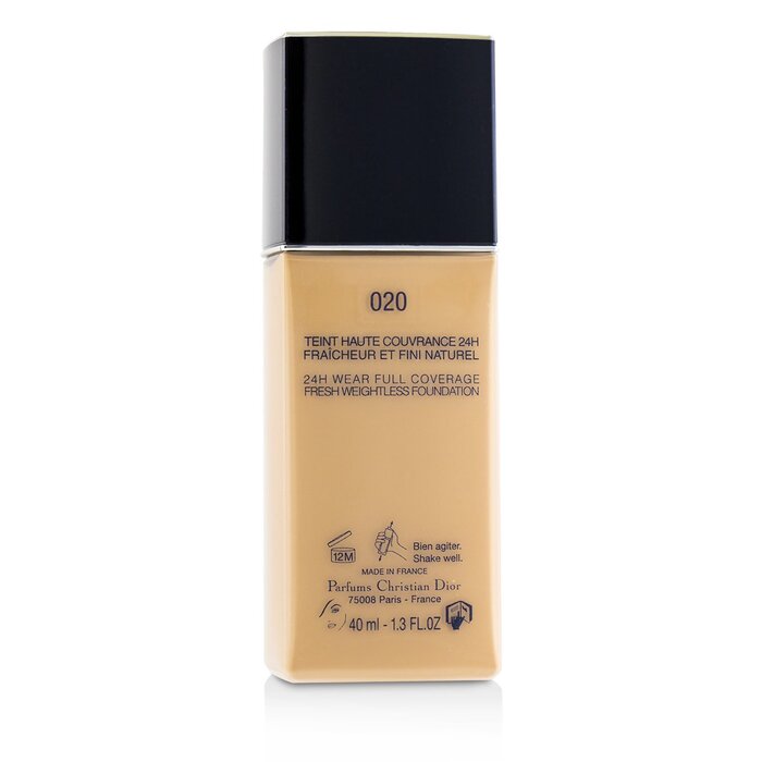 Diorskin Forever Undercover 24h Wear Full Coverage Water Based Foundation - # 020 Light Beige - 40ml/1.3oz