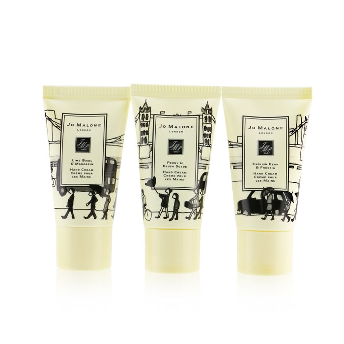 Hand Cream Collection: Lime Basil & Mandarin + English Pear & Freesia + Peony & Blush Suede - 3x30ml/1oz