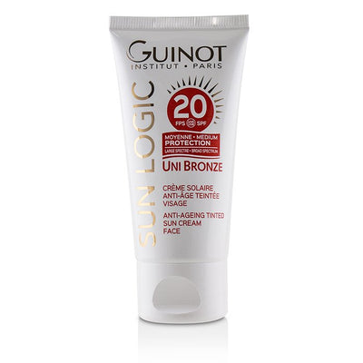 Sun Logic Uni Bronze Anti-ageing Tinted Sun Cream For Face Spf 20 - 50ml/1.4oz