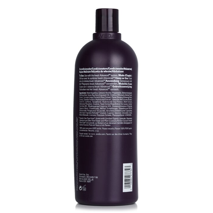 Invati Advanced Thickening Conditioner - Solutions For Thinning Hair, Reduces Hair Loss - 1000ml/33.8oz