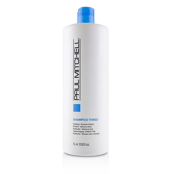 Shampoo Three (clarifying - Removes Chlorine) - 1000ml/33.8oz