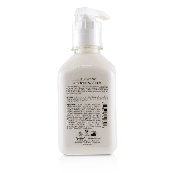 After Bath Moisturizer - Kukui Coconut - 500ml/16oz