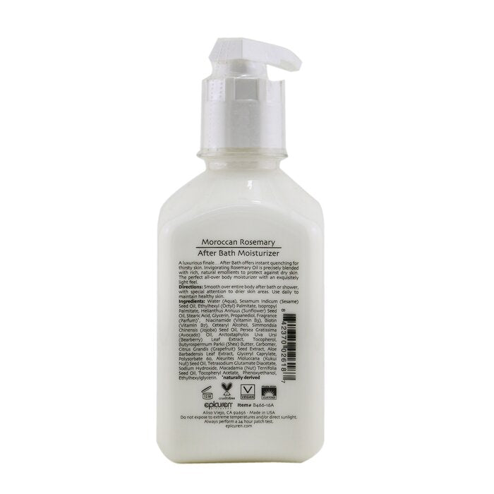 After Bath Moisturizer - Moroccan Rosemary - 500ml/16oz