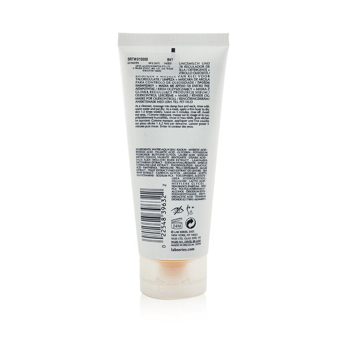 Lab Series Oil Control Clay Cleanser + Mask - 100ml/3.4oz